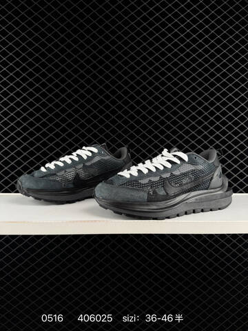 Nike Vaporwaffle Sacai Black Dark Grey White EU 36-46 Lifestyle - Unisex (BS-71407)