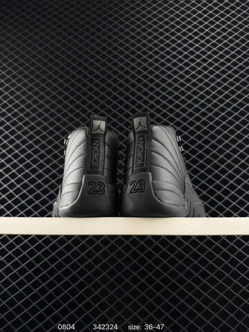 Jordan Air Jordan 12 Retro Winterized Triple Black EU 36-47 Basketball Shoe - Unisex BS-80970