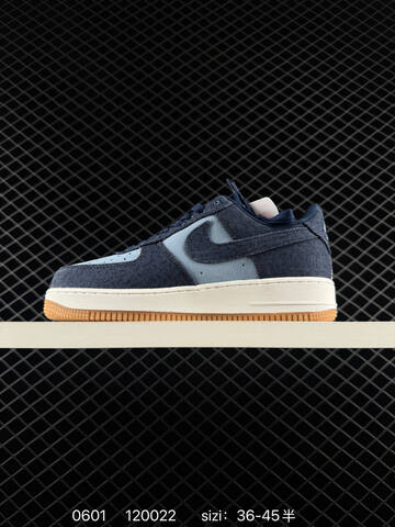 Nike Air Force 1 07 LV8 IR1475-010 Navy Blue Light Blue Sail Gum EU 36-45 Lifestyle - Unisex (BS-71059)