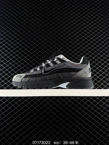 Nike P-6000 Black Dark Grey Light Grey White EU 36-46 Running - Unisex (BS-70202)
