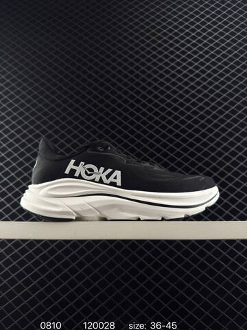 HOKA ONE ONE Clifton 10 Light Pink White Black Yellow EU 36-40 Running Shoe Running Sneakers - Unisex (BS-86501)