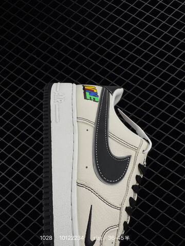 Nike Air Force 1 07 Low CS5288-028 Sail Black EU 36-45 5 Lifestyle - Unisex (BS-74504)