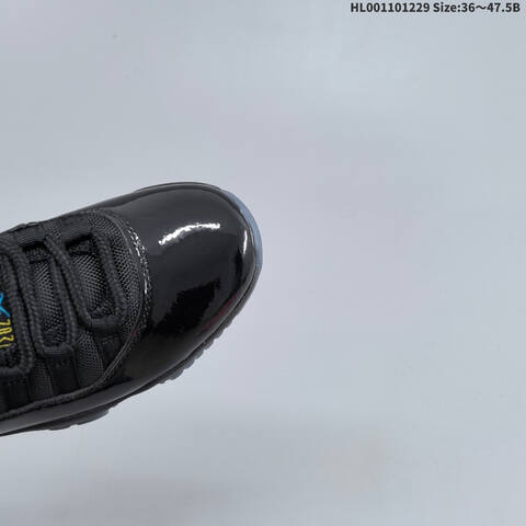 Jordan Air Jordan 11 Retro Black Gray With Gamma Blue Accents 36-47 5 Basketball - Unisex (BS-67207)