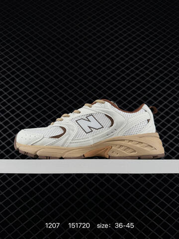 New Balance MR530 Off White Beige Brown Orange EU 36-45 Sneaker - Unisex (BS-82509)