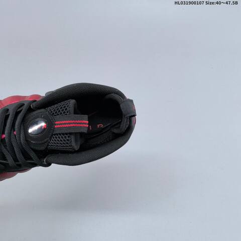 Nike Air Foamposite One Black Red EU 40-47 5 Basketball Shoe - Men s BS-62171