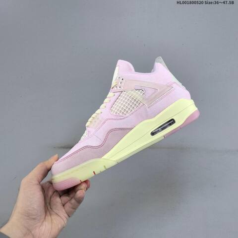 Jordan Air Jordan 4 Retro Pink Cream EU 36-47 5 Basketball - Unisex (BS-65921)