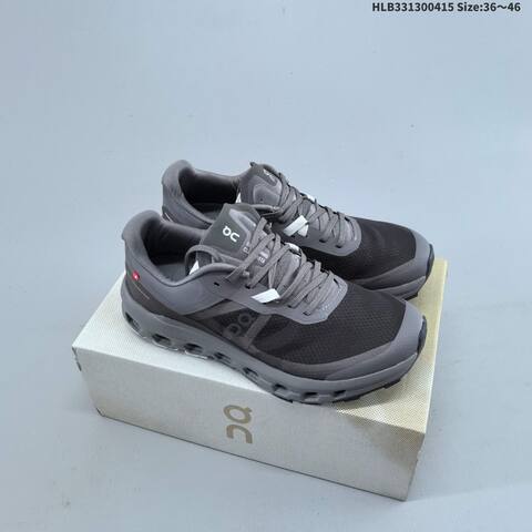 On Cloudvista 2 Black Dark Gray White EU 36-46 Trail Shoe Trail Running Sneakers - Unisex (BS-69608)