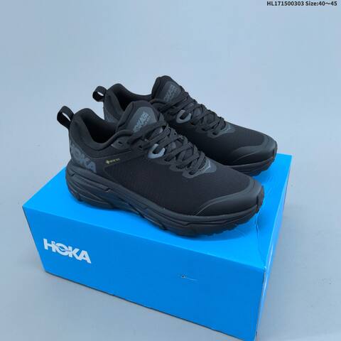 HOKA ONE ONE Challenger ATR 6 GTX Black Dark Grey EU 40-45 Trail Shoe Trail Running Sneakers - Men's (BS-69388)