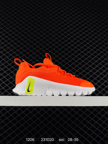 Nike Free Metcon 6 Neon Green Black White Bright Orange White Black Beige White Orange 28-35 Training - Women's (BS-73827)