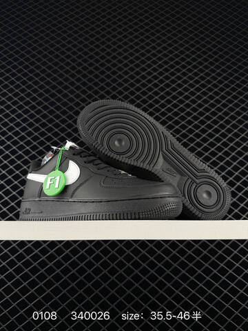 Nike Air Force 1 Black White EU 35 5-46 5 Lifestyle - Unisex (BS-73240)
