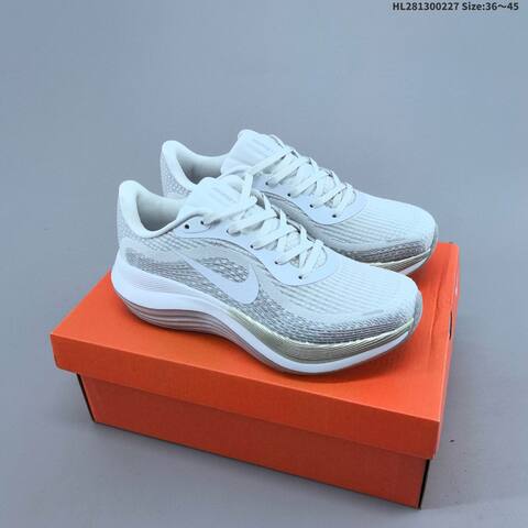 Nike Journey Run 2 ComfiRide White Black Red Silver EU 36-45 Running Shoe - Unisex BS-61498