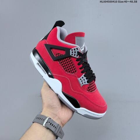 Jordan Air Jordan 4 Retro Toro Bravo Red Black Grey White EU 40-48 5 Basketball - Men s BS-66260