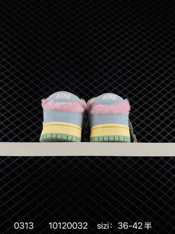 Nike SB Dunk Low Pro Pastel Blue Green Pink With Yellow Laces 36-42 5 Skate - Unisex (BS-72661)