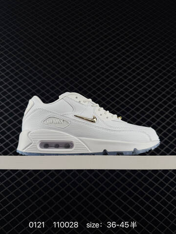 Nike Air Max 90 White Black Gold 36-45 Lifestyle - Unisex (BS-73040)
