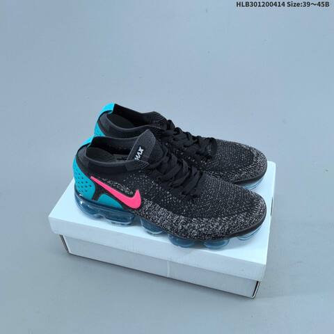 Nike Air VaporMax Flyknit 2 Black White EU 36-45 Running Shoe - Unisex (BS-60755)