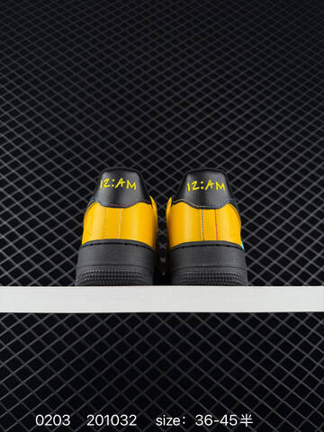 Nike Air Force 1 07 Low GX Yellow Black EU 36-45 Lifestyle - Unisex (BS-72838)