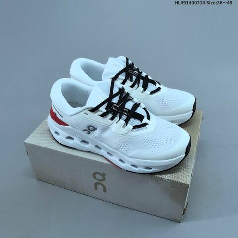 On Cloudrunner 3 Peach White Or Black White EU 36-45 Running Shoe Running Sneakers - Unisex (BS-69676)