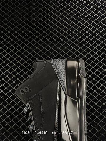 Jordan Air Jordan 3 Retro Black Dark Grey EU 36-47 Basketball Shoe - Unisex BS-80320