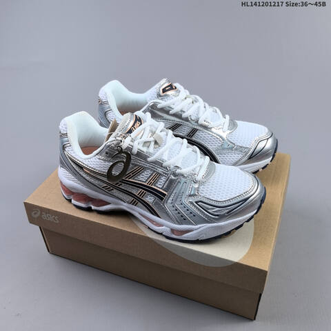 ASICS Gel Kayano 14 White Silver EU 36 45 Running Shoe EU 36-45 Running Sneakers - Unisex BS-69145