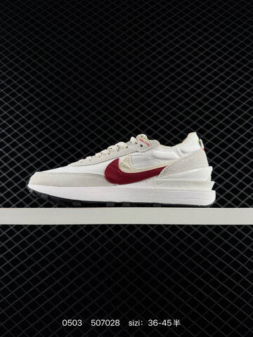 Nike Waffle One Crater DX4309 Sail Light Bone Red Black EU 36-45 5 Lifestyle - Unisex (BS-71713)