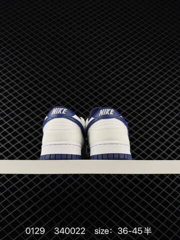 Nike Dunk Low White Navy Blue 36-45 Lifestyle - Unisex (BS-72909)