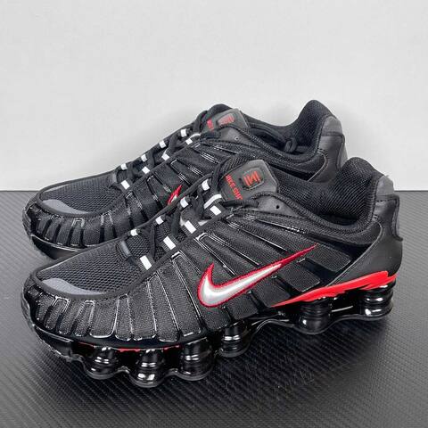 Nike Shox TL Black Red Silver Running (BS-87029)