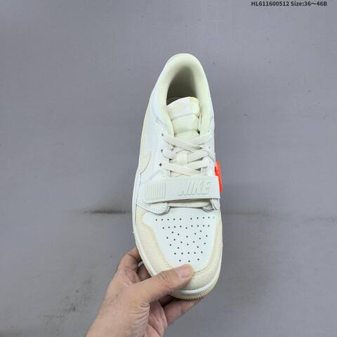 Nike Jordan Legacy 312 Low White Cream Sail 36 46B Basketball - Women's (BS-65992)