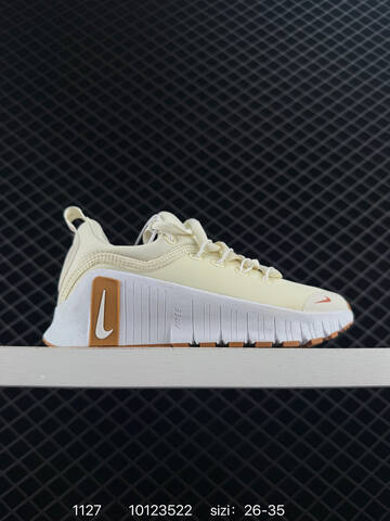 Nike Free Metcon 6 White Grey Pink 26-35 Training - Women's (BS-73963)