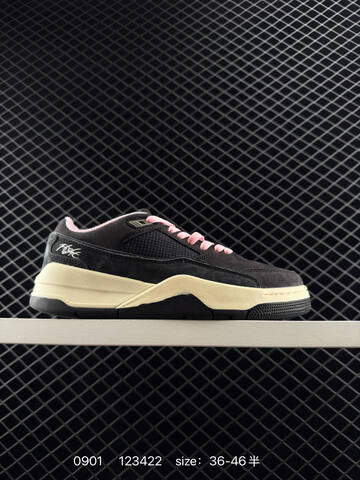 Jordan Air Jordan 4 Retro Flight Court Black Pink Cream EU 36-46 Basketball Shoe - Unisex (BS-80789)