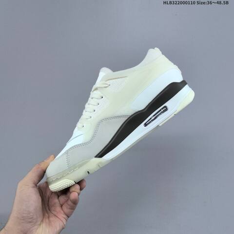 Jordan Air Jordan 4 RM White Grey Black 36 48 5 Casual - Unisex (BS-67020)