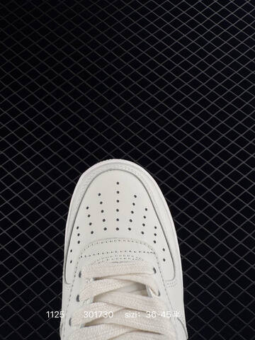 Nike Air Force 1 07 White With Blue Swoosh EU 36-45 Lifestyle - Unisex (BS-74018)