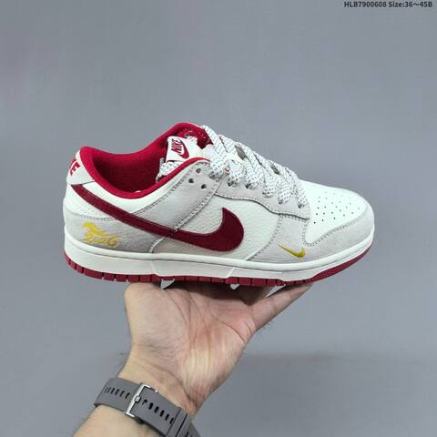 Nike Dunk SB Low White Red Black Yellow EU 36-45 Skate Shoe - Unisex BS-59952