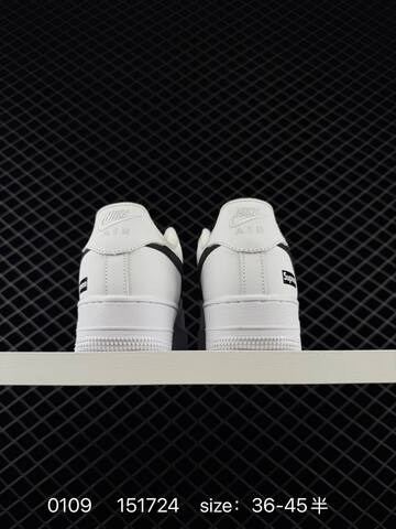 Nike Air Force 1 07 Low White Black EU 36-45 5 Lifestyle - Unisex (BS-73221)