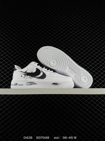 Nike Air Force 1 07 Low White Black EU 36-45 5 Lifestyle - Unisex (BS-71807)