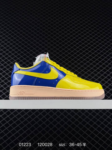 Nike Air Force 1 Mid 07 Yellow And Blue 36-45 Lifestyle - Unisex (BS-73002)