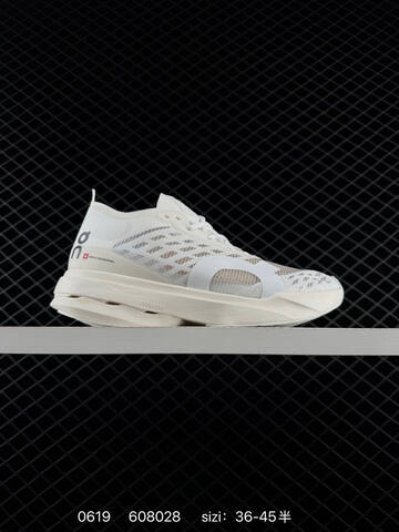 On Cloudboom Strike Limelight White Black Coral EU 36-45 Running Shoe Running Sneakers - Unisex BS-85148