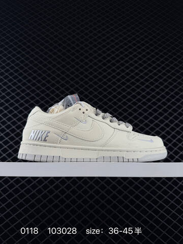 Nike SB Dunk Low Supreme Sail Navy EU 36-45 5 Skate - Unisex (BS-73089)