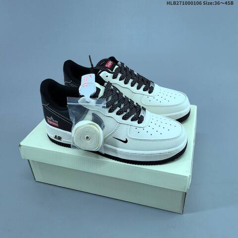 Nike Air Force 1 07 LV8 Sail Navy Black White Red EU 36-45 Sneaker - Unisex BS-62191