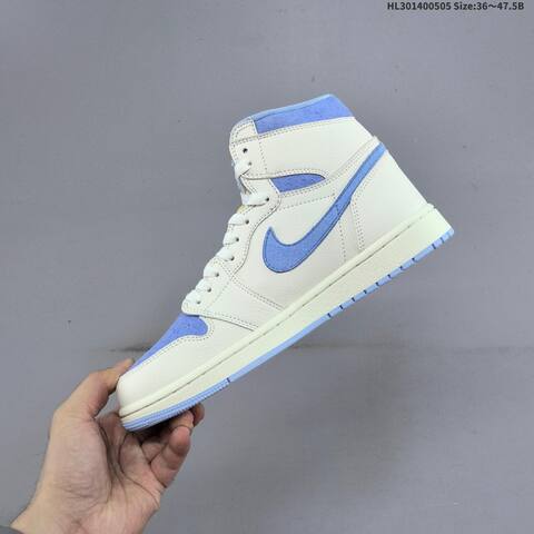 Jordan Air Jordan 1 Retro High OG FD2596-102 Sail University Blue EU 36-47 5 Basketball - Unisex (BS-66028)