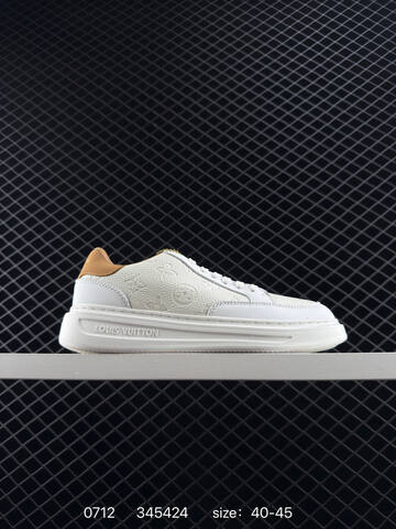 Louis Vuitton Beverly Hills Sneaker Black White Tan Gold EU 40-45 - Men s BS-81076
