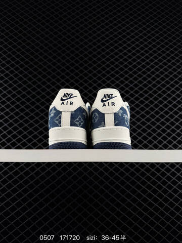 Nike Air Force 1 Low Off White Navy Blue EU 36-45 Lifestyle - Unisex (BS-71642)