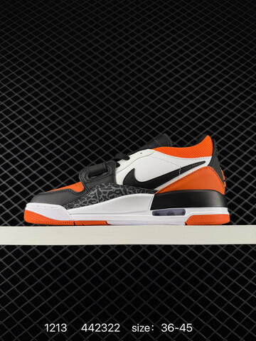 Jordan Air Jordan Legacy 312 Low Black White Orange Grey EU 36-45 Basketball Shoe - Unisex (BS-80070)