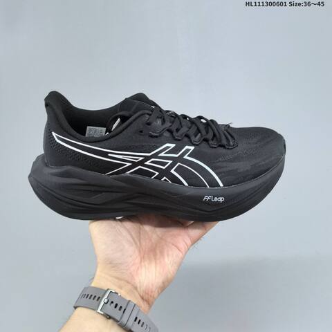 ASICS MEGABLAST FF Leap Black White Grey EU 36-45 Running Shoe Running Sneakers Unisex BS-68773