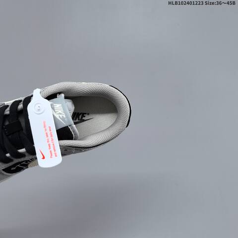 Nike SB Dunk Low Black Grey White EU 36-45 Skate Shoe - Unisex BS-62503