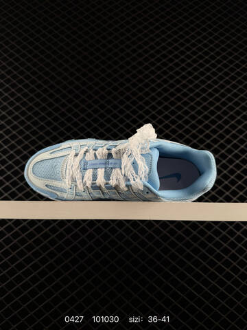 Nike P-6000 Light Blue White With Navy Accents 36-41 Running - Unisex (BS-71827)