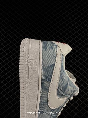 Nike Air Force 1 07 Low Light Blue White EU 36-45 Casual - Unisex (BS-70266)