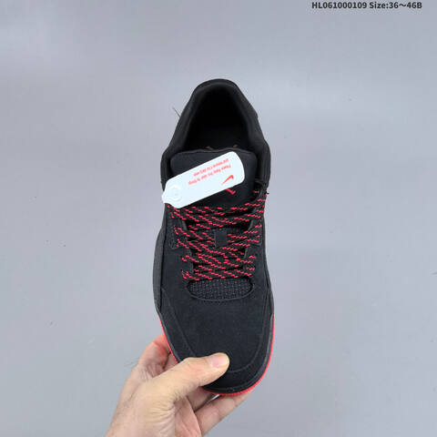 Jordan Flight Court Black Red 36 46B Basketball - Women's (BS-67038)