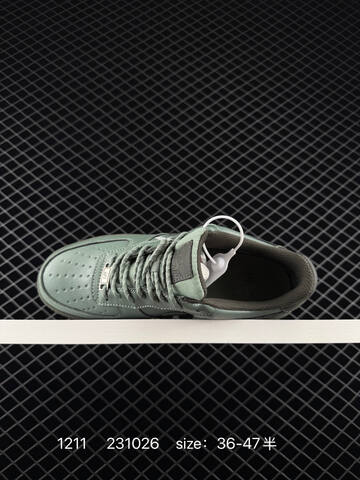 Nike Air Force 1 07 Low Green Olive With Dark Gray Swoosh EU 36-47 5 Lifestyle - Unisex (BS-73763)