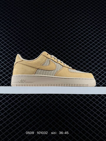 Nike Air Force 1 07 Low Tan Beige Light Gray White EU 36-45 Lifestyle - Unisex (BS-71581)