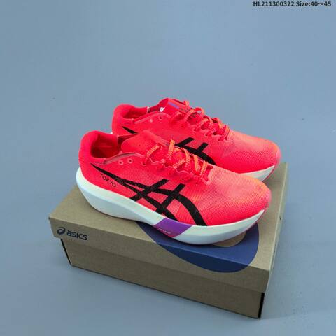 ASICS METASPEED SKY Coral Black White Purple EU 40-45 Running Shoe Running Sneakers - Men's (BS-68981)